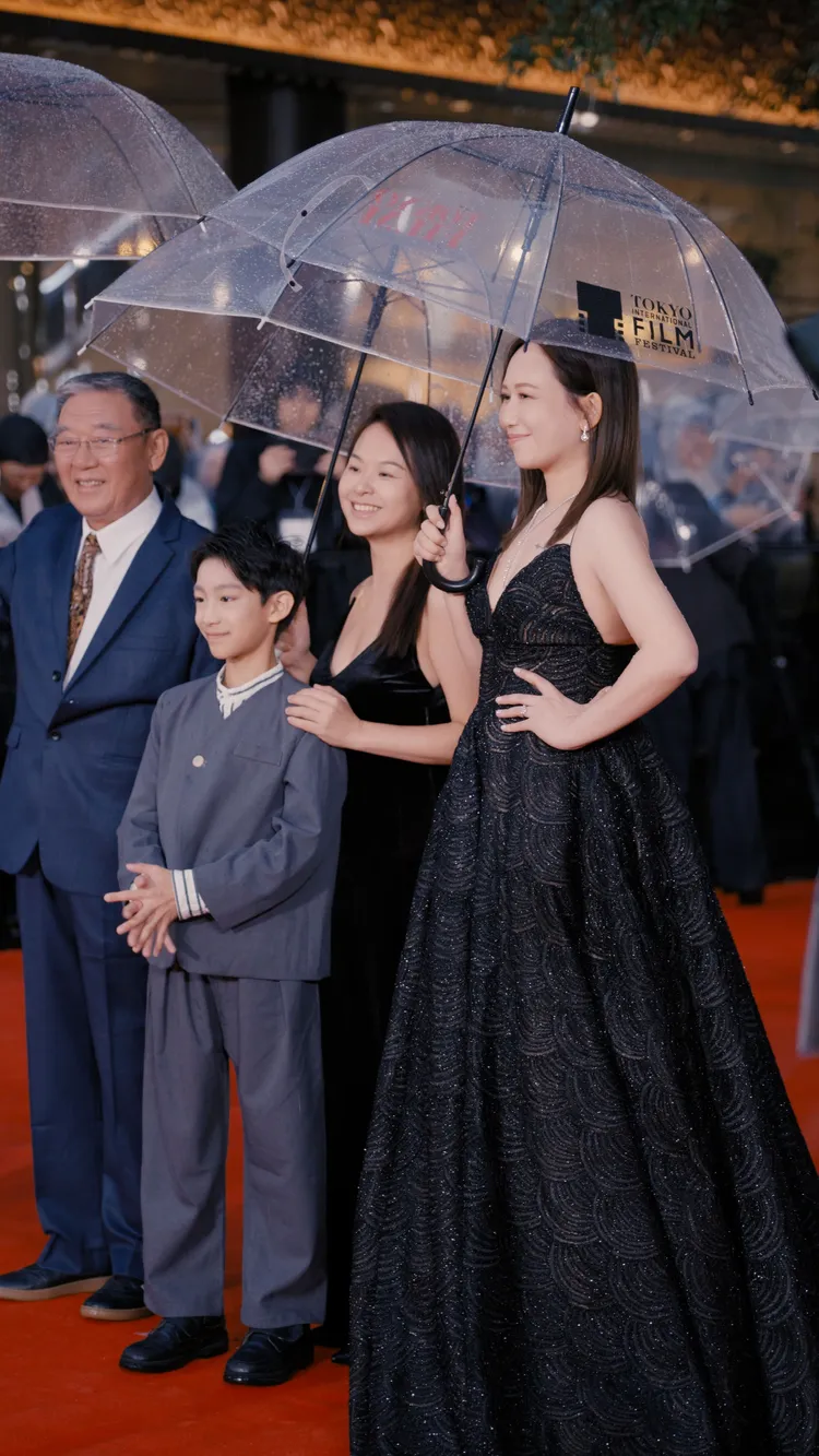李立群、謝以樂、導演陳怡蓉、瑪菲司等出席東京影展。瑪菲司提供