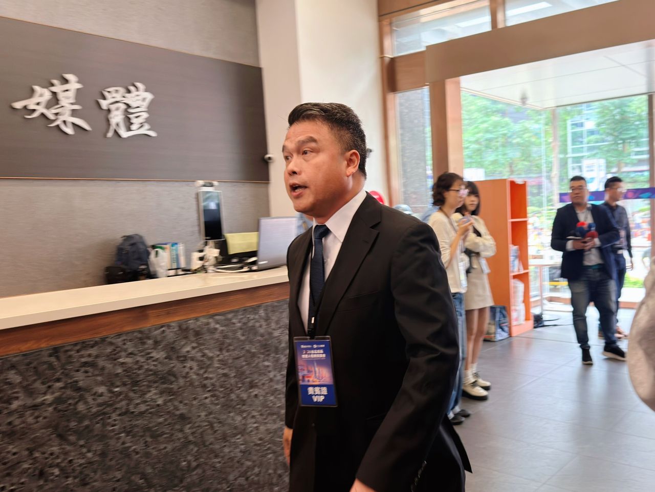 張志豪到場挺蔣萬安:代表民眾黨團表達支持