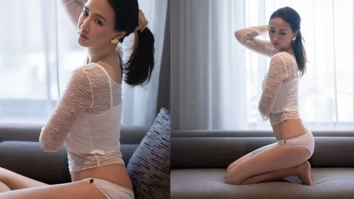 獨家｜何妤玟49歲大解放！細肩帶配小褲褲辣拍寫真
