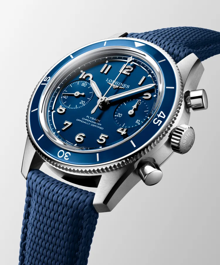 Longines SPIRIT PILOT FLYBACK 先行者系列飛行員飛返計時手動上鏈腕錶，16萬300元。品牌提供