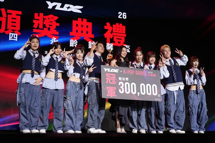 K-pop公開組冠軍「Matata」。攝影中心攝