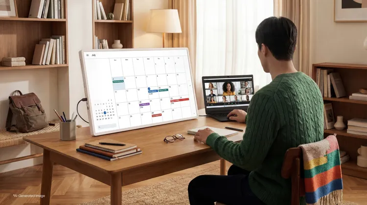 LG StanbyME 2閨蜜機第二代Max採可移動、可拆卸設計，讓使用者依追劇、親子看動畫或全家觀影需求，在不同居家空間調整螢幕位置與擺放方式。LG提供