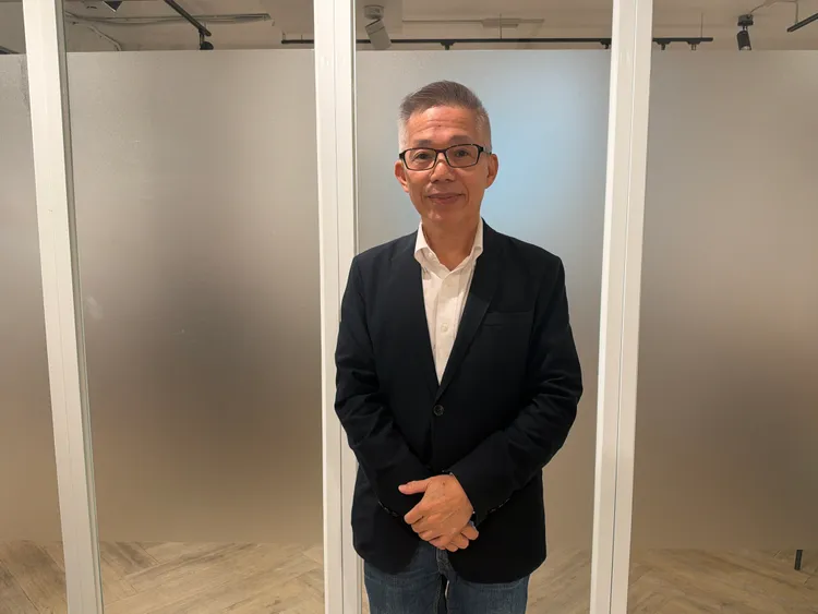 創奕能源副總經理丘為臣。呂承哲攝