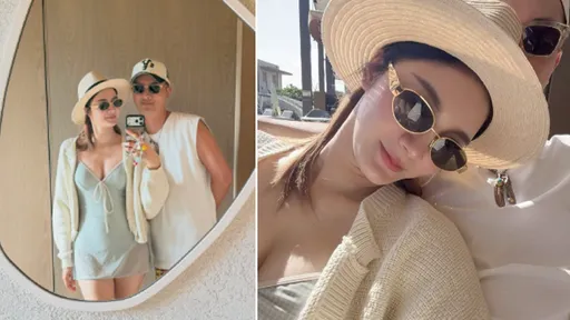 吳亞馨伴圈外帥尪宮古島慶結婚日！2歲兒沒能同行不開心