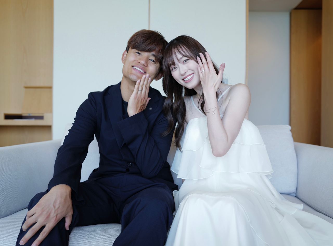 福原遙亮婚戒死會了!閃嫁小3歲「日本梅西」國腳
