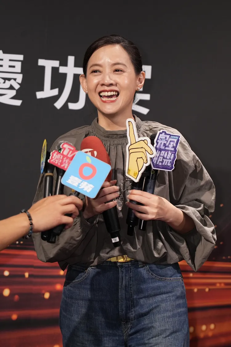曾寶儀想好好享受得獎這一刻。彭欣偉攝