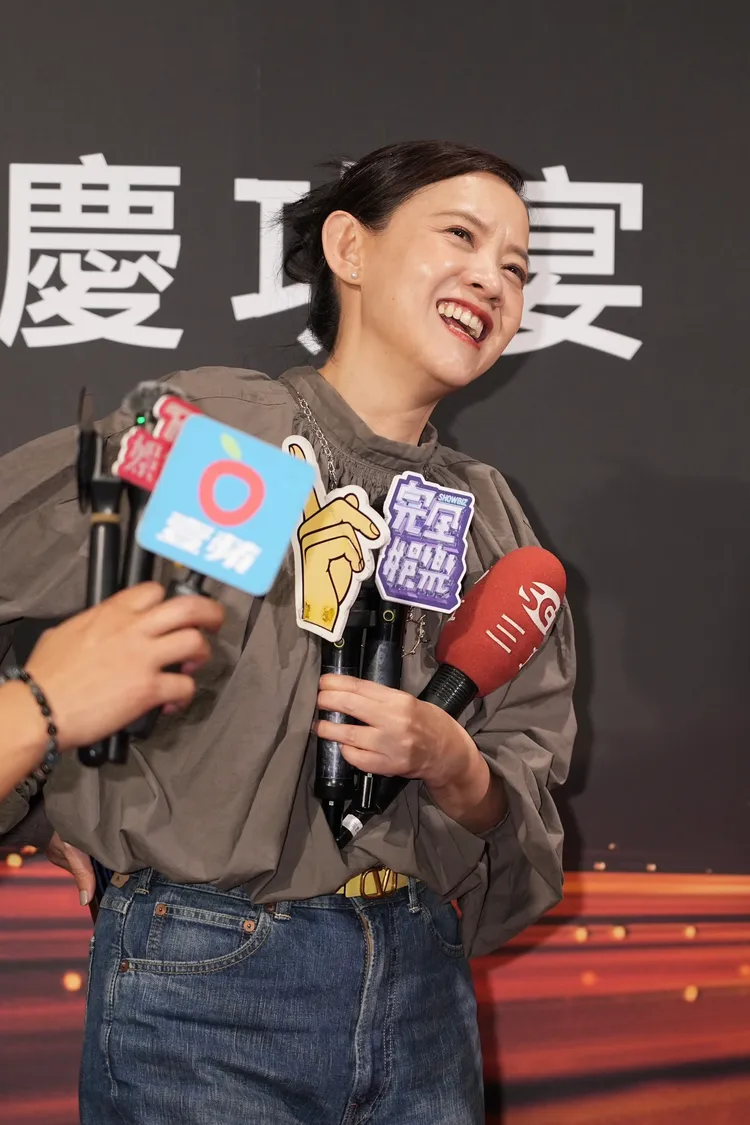 曾寶儀非常感謝恩師張小燕。彭欣偉攝