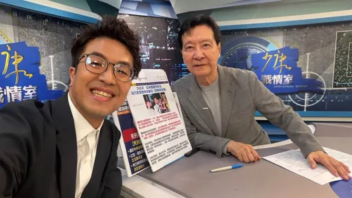 沈伯洋上趙少康節目！提問人錢子：勇敢真誠令老藍男不討厭 但談毒品避重就輕