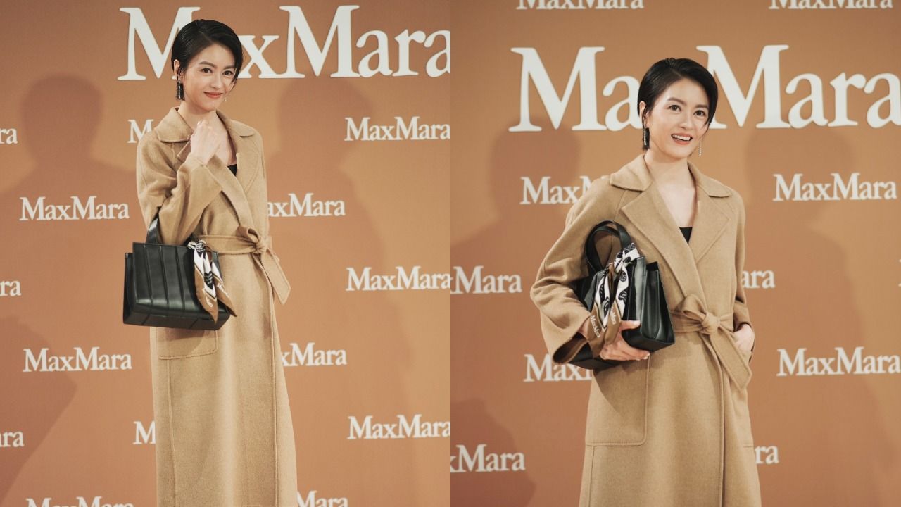 梁詠琪結婚15周年簡單過 想跟老公許願Max Mara大衣
