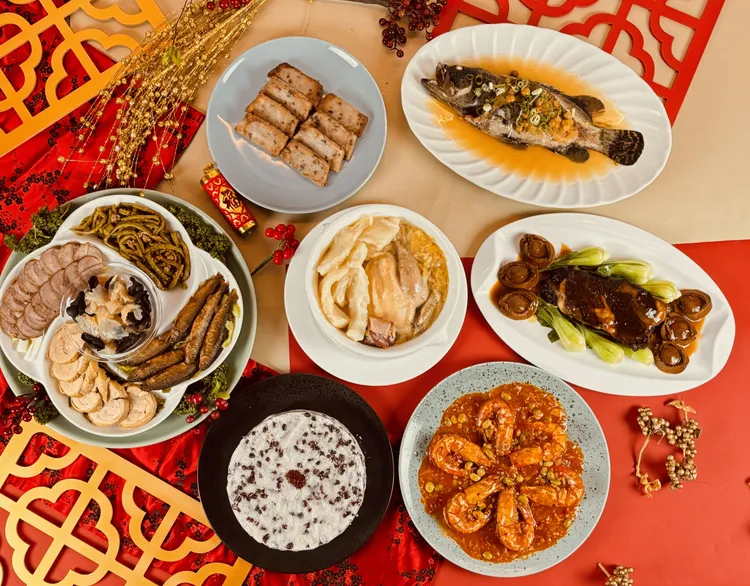 天香樓六人份年菜提貨券，在家輕鬆享用米其林星級團圓年夜飯。業者提供