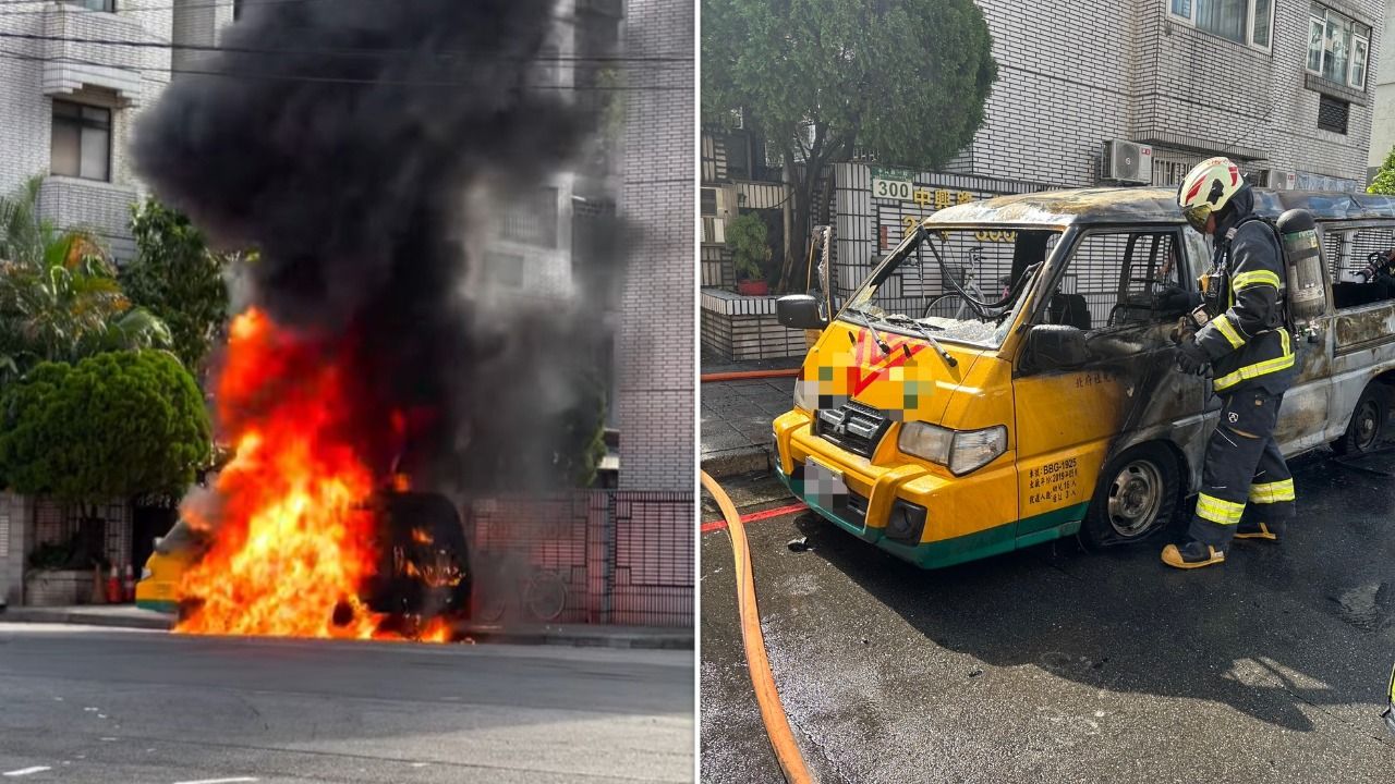 知名幼兒園校車接駁中「陷火海」 10多名幼童緊急逃生