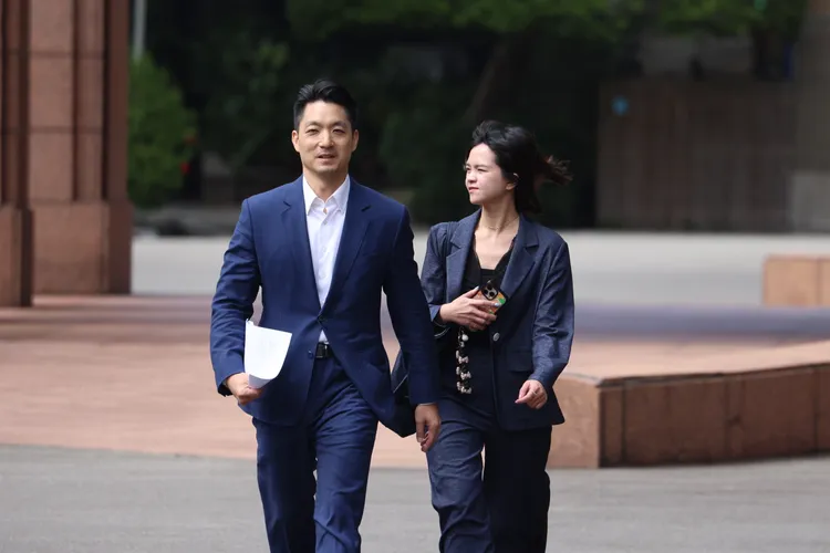 台北市長蔣萬安出席行政院會。李俊毅攝