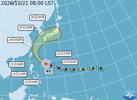 薔琵最快今晚發海警、明天下午恐陸警!強颱風雨威脅不減