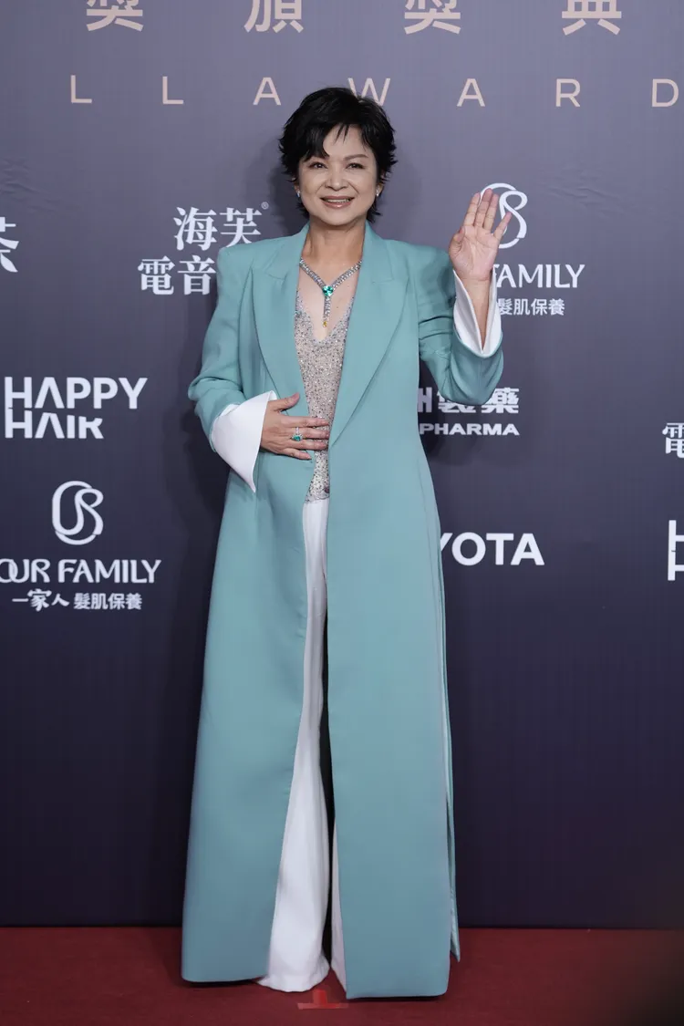 楊貴媚角逐戲劇節目女主角獎。攝影中心攝