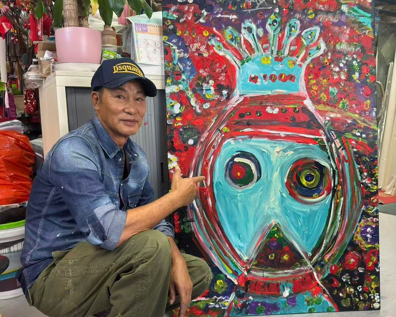 影帝變畫家!任達華自學畫畫近5年 作品首度攻台北藝術博覽會