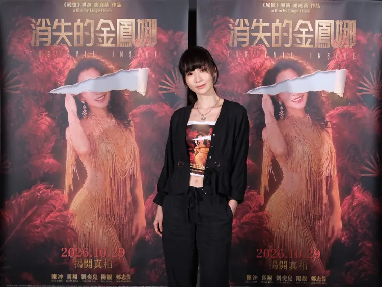 陽靚裸背上陣。大昇影業提供