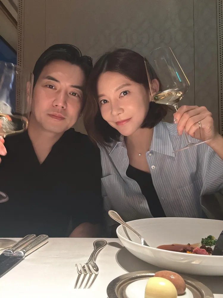 車藝蓮（右）與朱相昱結婚9年。翻攝車藝蓮IG