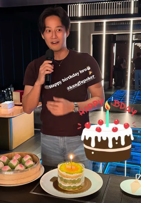 王子也為22日生日的徐新洋，提前送上祝福。翻攝王子IG