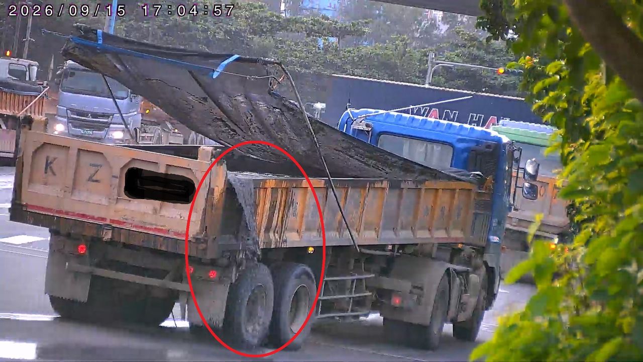 八里砂石車落土違規5個月逾百件!監視器抓違規 區公所跨單位聯手取締