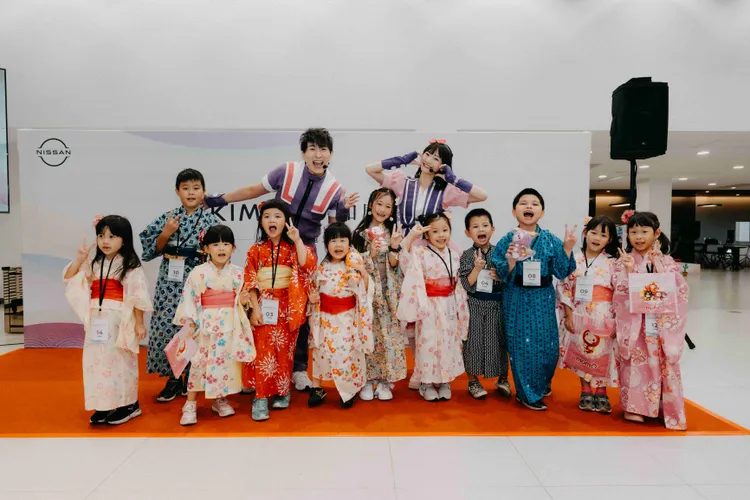 KIMONO和風祭從和服造型、和風舞台，到親子互動、偶像圓夢與學習支持，讓消費者感受到NISSAN對細節的講究與用心。業者提供
