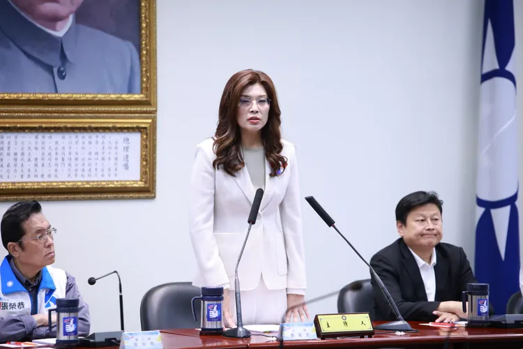 中國國民黨主席鄭麗文今天主持國民黨中常會。國民黨提供