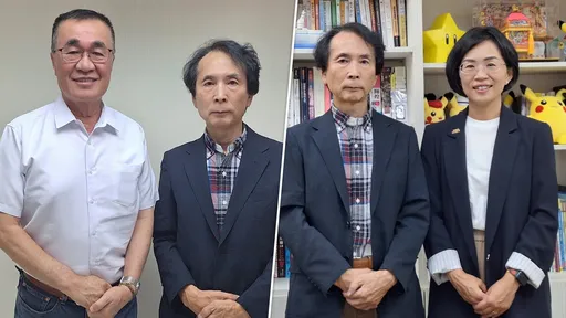 小笠原欣幸接連拜會藍綠　直指新北是九合一最大決戰區
