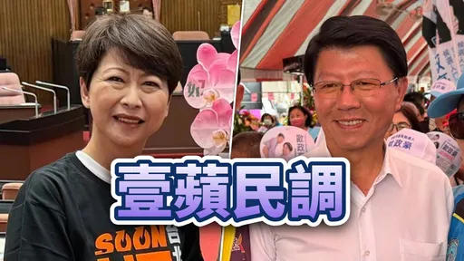 壹蘋六都週週民調｜倒數7週，你支持誰當台南市長？