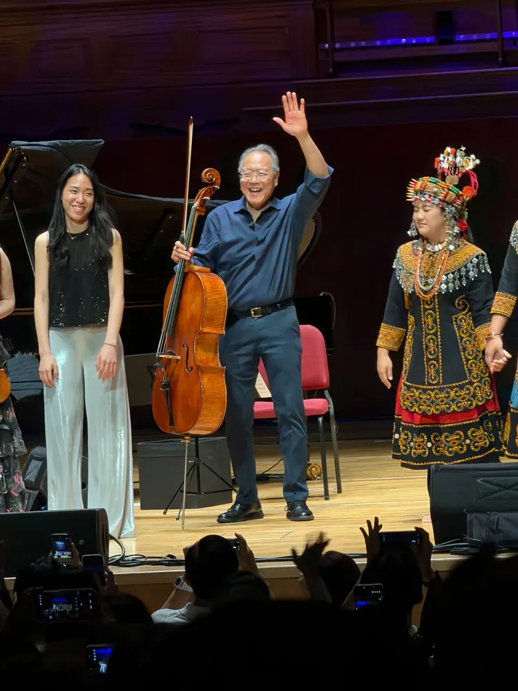 馬友友音樂會從20世紀古典作品出發，延伸至原住民族傳統歌謠。讀者提供