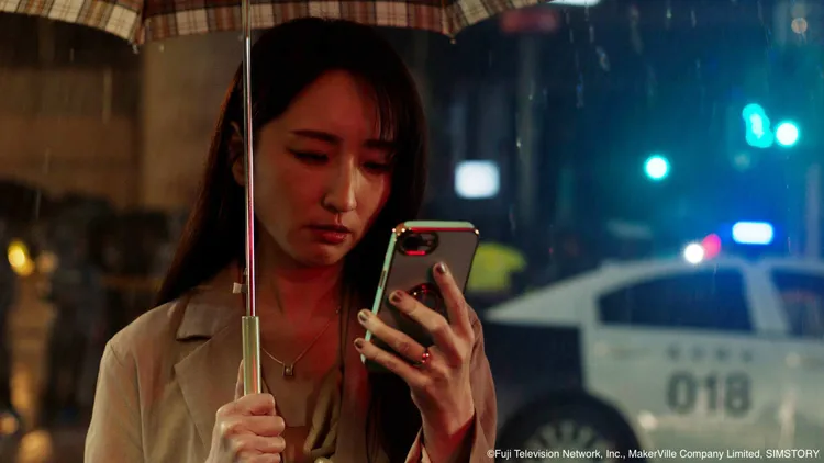柯佳嬿劇中面臨老公遭綁架，參加「kiDnap GAME」。Hami Video提供
