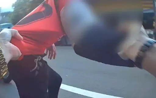 小客車闖紅燈拒檢狂飆！　桃警圍捕查獲詐欺通緝越籍移工