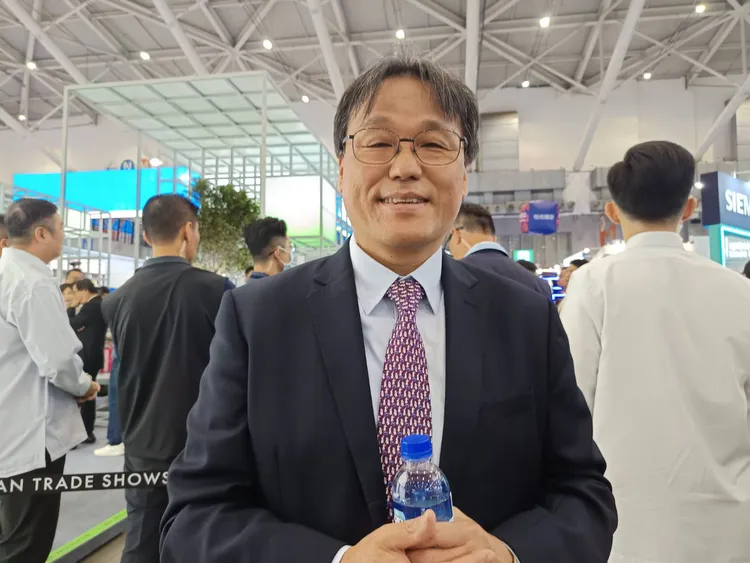 東元電機（1504）總經理高飛鳶表示，AI資料中心需求升溫，帶動儲能、電力轉換設備、變壓器及電網韌性四大相關商機。許麗珍攝