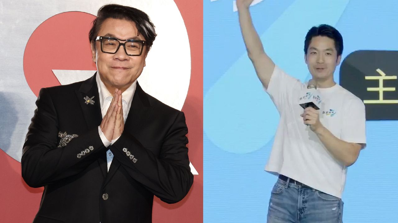 蔡康永「穿黑西裝」觀摩蔣萬安競總成立 婉拒上台合唱《台北安可》