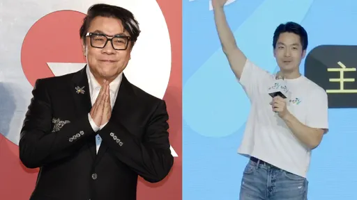 蔡康永「穿黑西裝」觀摩蔣萬安競總成立　婉拒上台合唱《台北安可》