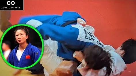 影片｜亞運柔道場驚傳「咬人」！中國女將狠咬日本對手留齒痕　下場GG了