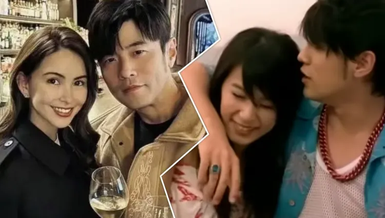 周杰倫曾和田馥甄（右）有過一段曖昧，但最終仍娶了正緣昆凌（左）。左翻攝《@jaychou》IG、右翻攝《退後》MV