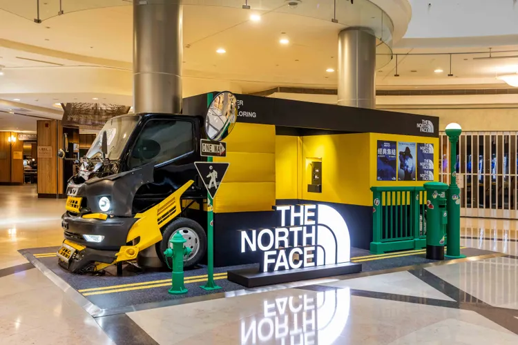 The North Face在101 B1中環打造期間限定快閃裝置。品牌提供