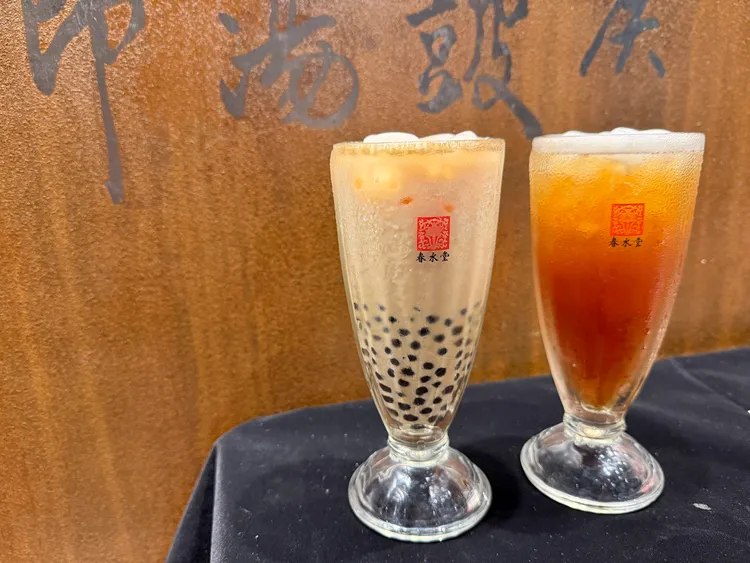 春水堂以珍珠奶茶、泡沫紅茶聞名。莊偉祺攝