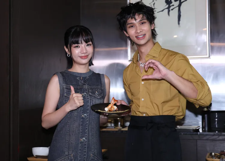 （左起）木木、夏浦洋。莊宗達攝