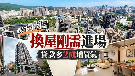 限貸鬆綁救換屋！自備款一口氣省600萬　高雄40-60坪中坪數逆勢成交
