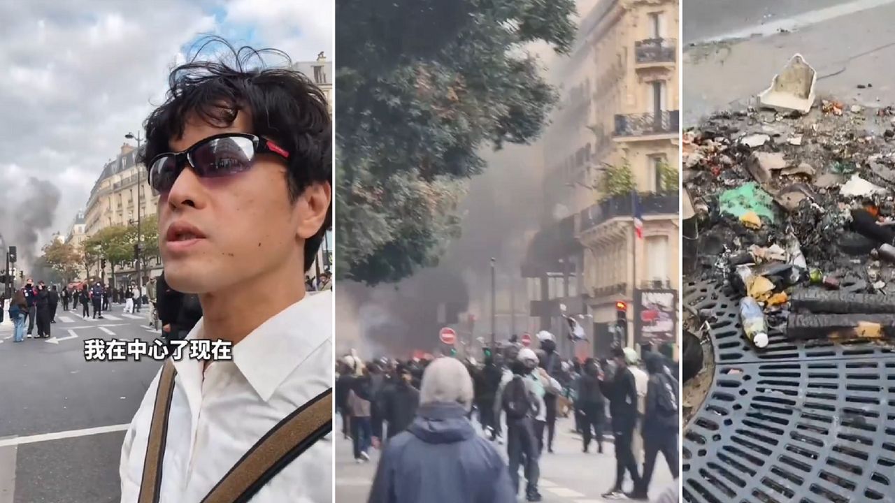 日本導演巴黎慘遇大暴動!爆炸聲不斷 路被大火堵死回不去了