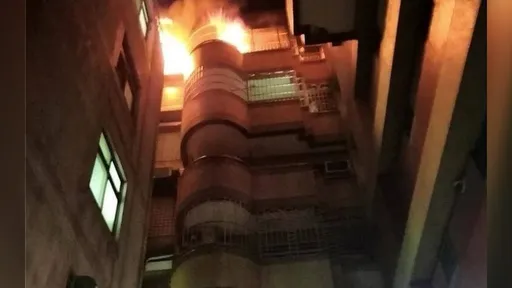 台中東區大樓凌晨竄火　消防疏散83住戶　女住戶疑涉縱火遭查