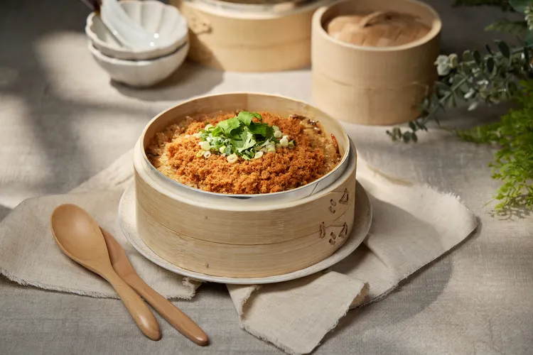 礁溪寒沐酒店MU TABLE 朝食七選 三源行魚鬆米糕。寒舍集團提供