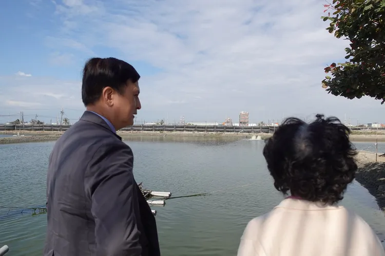 張騏晟父親張漢雄曾任高雄市海洋局長。取自高雄市海洋局臉書