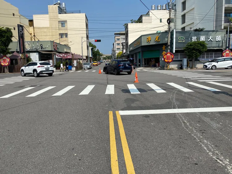 事故發生在豐原區北陽路、中陽路口。民眾提供