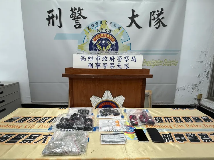 警方查扣大批毒品。翻攝畫面