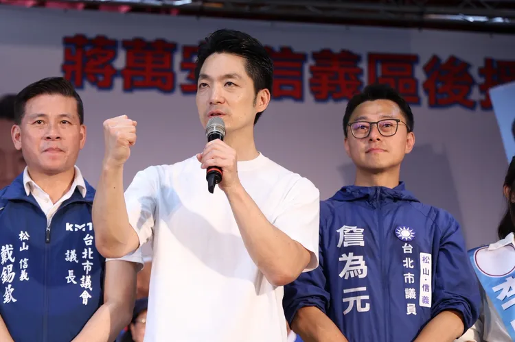 沈伯洋邀蔣萬安針對毒品政策公開辯論，蔣萬安則表示：「若台北市辦理辯論，一定參加。」莊宗達攝