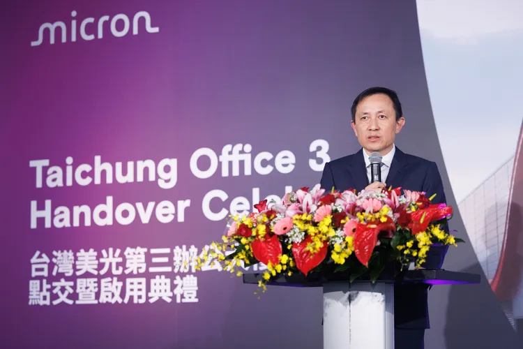 台灣美光董事長盧東暉。美光提供
