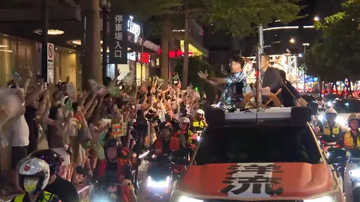 沈伯洋「大洋流號」經民生社區　疑遭住戶天降潑水！警還原現場狀況