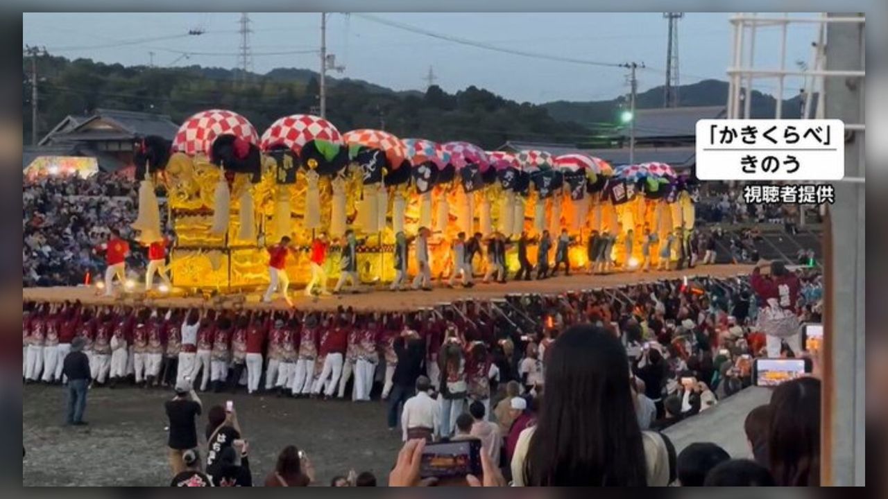 愛媛秋祭變調!拋舉3噸山車失控翻倒 副市長避不開遭重壓身亡