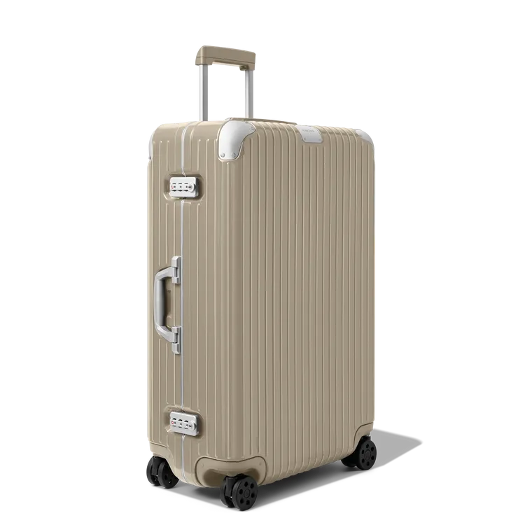 RIMOWA Hybrid系列Check-In L Stone岩石灰行李箱，5萬300元。品牌提供